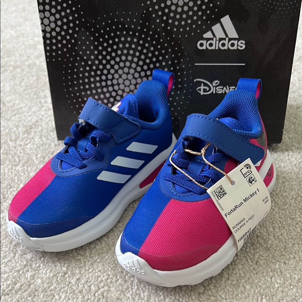 Disney Blue and Pink Sneakers Dynamic Design